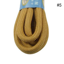 Load image into Gallery viewer, 5 Pcs Round Polyester Shoelaces Outdoor Hiking Shoes Lace Sports Basketball Shoes Shoelaces