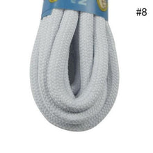Load image into Gallery viewer, 5 Pcs Round Polyester Shoelaces Outdoor Hiking Shoes Lace Sports Basketball Shoes Shoelaces