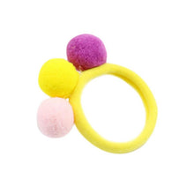 Load image into Gallery viewer, Cute kids 3 Balls Elastics Hair Holders Bands Gum Fashion Candy Rubber Bands Headwear
