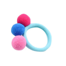 Load image into Gallery viewer, Cute kids 3 Balls Elastics Hair Holders Bands Gum Fashion Candy Rubber Bands Headwear