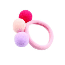 Load image into Gallery viewer, Cute kids 3 Balls Elastics Hair Holders Bands Gum Fashion Candy Rubber Bands Headwear